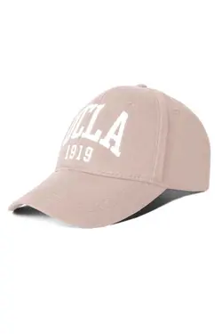 کلاه قلاب دوزی شده بژ قطر برند Ucla کد 1697757724