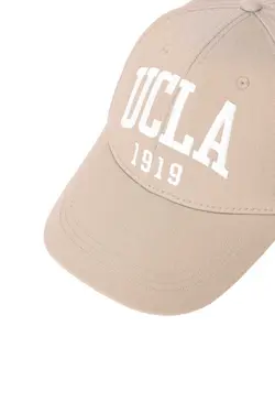 کلاه قلاب دوزی شده بژ قطر برند Ucla کد 1697757724