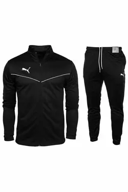 ست لباس راحتی تیمی پارچه مشکی مردانه سلول خشک برند Puma کد 1696343500