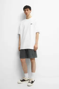 تیشرت لوگو‎دار برند Pull &amp; Bear کد 1696342222