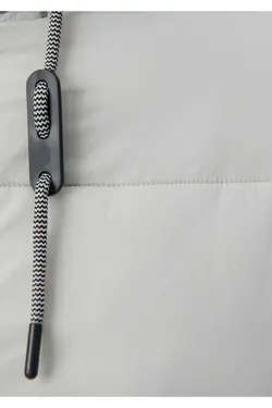 کاپشن برش متناسب کلاهدار پفدار طوسی / برند Mavi کد 1696248430