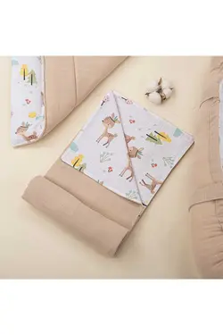 روانداز کریر شیردهی muslin 15تکه بژ کیف برند Yunikobaby کد 1695976396