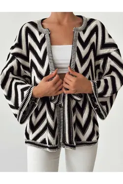 بافتنی طرح‎دار هندسی برند Melike Bakar Boutique کد 1700280078