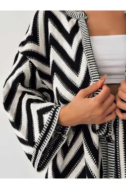 بافتنی طرح‎دار هندسی برند Melike Bakar Boutique کد 1700280078