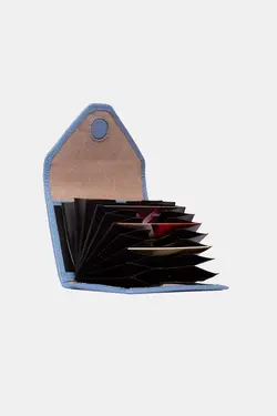کیف پول کاغذی محفظه ای سکه چرم اصل 3639 جا کارتی برند Grande کد 1700255289