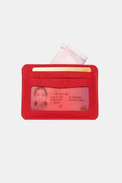 کیف پول 3607100% اصل قرمز جا کارتی مردانه زنانه چرم واقعی برند Grande کد 1700214487