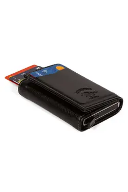 محافظ اتوماتیک جا کارتی مشکی کیف پول. چرم برند Newish کد 1700360843