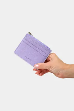 کیف پول محفظه ای سکه 3603100% اصل بنفش یاسی جا کارتی مردانه زنانه زیپدار چرم برند Grande کد 1700349800