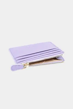 کیف پول محفظه ای سکه 3603100% اصل بنفش یاسی جا کارتی مردانه زنانه زیپدار چرم برند Grande کد 1700349800