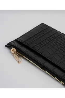 کیف پول کروکودیل جا کارتی مشکی برند ilknurbutik کد 1700349382