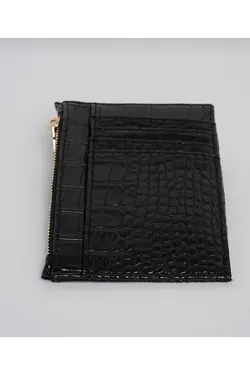 کیف پول کروکودیل جا کارتی مشکی برند ilknurbutik کد 1700349382