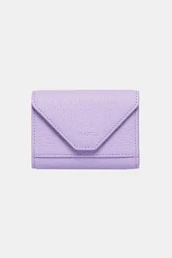 کیف پول کاغذی محفظه ای سکه 3639100% اصل بنفش یاسی جا کارتی چرم برند Grande کد 1700349377