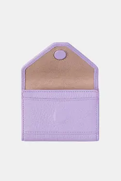 کیف پول کاغذی محفظه ای سکه 3639100% اصل بنفش یاسی جا کارتی چرم برند Grande کد 1700349377