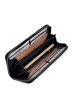 کیف پول کاغذی ایوا قسمته سکه جعبه‎دار زنانه جا کارتی زیپدار چرم برند Frank Martin کد 1700798435