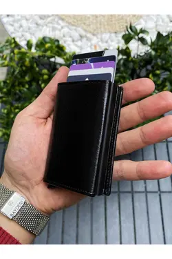 کیف پول جا کارتی چرم اصل والده برند bayderi کد 1700796551