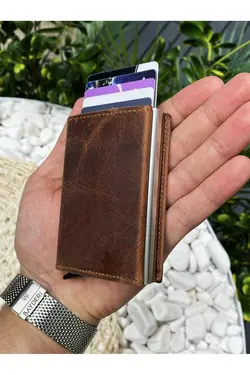 کیف پول جا کارتی چرم اصل والده برند bayderi کد 1700796551