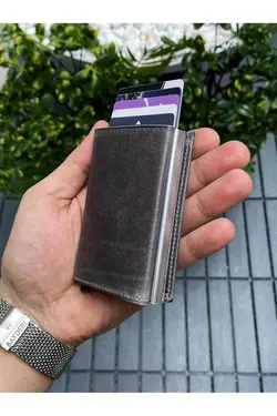 کیف پول جا کارتی چرم اصل والده برند bayderi کد 1700796551