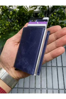 کیف پول جا کارتی چرم اصل والده برند bayderi کد 1700796551