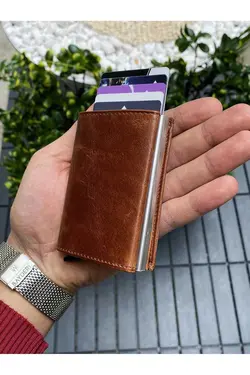 کیف پول جا کارتی چرم اصل والده برند bayderi کد 1700796551