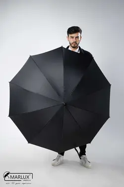چتر اتوماتیک 10فیبر قطر مشکی 135cm برند Marlux کد 1700737880