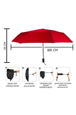 چتر فیبر بسته اتوماتیک فلورانتیک 80 عملکرد برند RZ RY ZAGA کد 1700737864