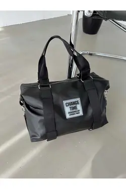 کیف دوشی کمربند اسپرت کمر طرحدار مشکی زنانه برند CHANGE TIME کد 1700989455