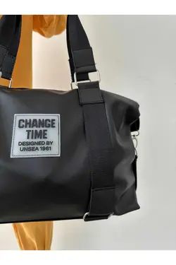 کیف دوشی کمربند اسپرت کمر طرحدار مشکی زنانه برند CHANGE TIME کد 1700989455