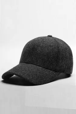 کلاه کپ زمستانی پارچه طوسی روشن برند Elif İç Giyim کد 1701290720