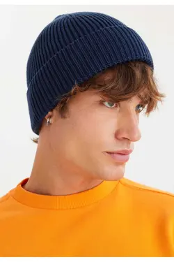 کلاه ارگانیک بافتنی پنبه ای سرمه wmhenry برند WESTMARK LONDON کد 1701289884