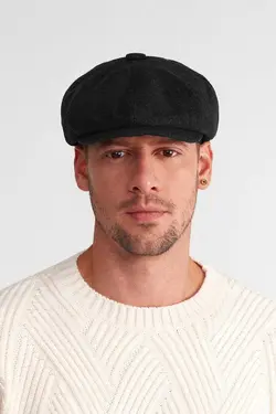 کپ کشمیر کلاه ایتالیایی مردانه مشکی برند Külah کد 1701289875