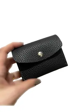 کیف پول چرم مصنوعی کلفت مدل , جا کارتی چندتایی مشکی برند Pinkylola کد 1701265584