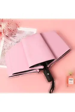 چتر اتوماتیک کامل قد رنگی صورتی کیف برند ELEVEN MARKETS کد 1702339385