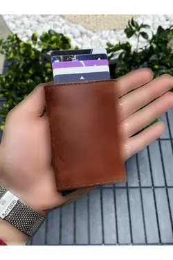 کیف پول جا کارتی چرم اصل والده برند bayderi کد 1702629976
