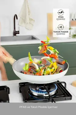 ماهیتابه کریستال creamy به وجود آمد رفیکا x 30cm برند Karaca کد 1703599218