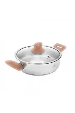 قابلمه ماهیتابه لژدار فولادی 3lt رز برند Karaca کد 1703598147