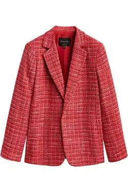 بلیزر ست بافتنی قرمز برند Massimo Dutti کد 1648259111