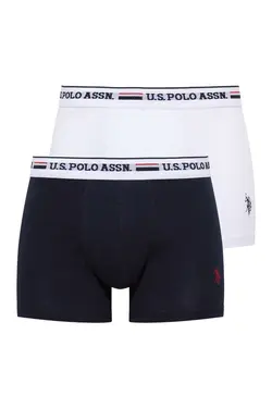 لباس زیر 2‎تکه سرمه ای سفید مردانه برند US Polo Assn کد 1648250135