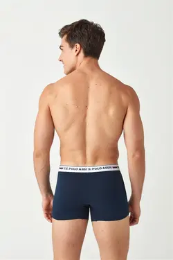 لباس زیر 2‎تکه سرمه ای سفید مردانه برند US Polo Assn کد 1648250135