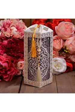 تولد کرم جعبه ست سجاده نامزدی روز مادر با تسبیح برند Medrese Yayınları کد 1648240569