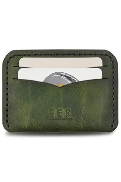 کیف پول آتنا سبز زمردی ۰ / چرم اصل برند RBX Leather کد 1648228030