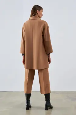 خفاشی ساده یقه دار قهوه ای برند Gusto کد 1648174388