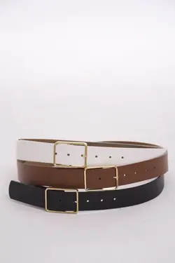 ست کمربند دار ساده طلایی زنانه برند Kemerim کد 1648166240