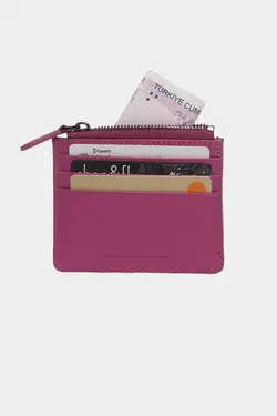 محفظه ای سکه 3603100% اصل صورتی جا کارتی زیپدار چرم برند Grande کد 1648404013