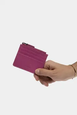 محفظه ای سکه 3603100% اصل صورتی جا کارتی زیپدار چرم برند Grande کد 1648404013