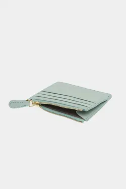 محفظه ای سکه 3603100% اصل نعنایی رنگ جا کارتی زیپدار چرم برند Grande کد 1648402700