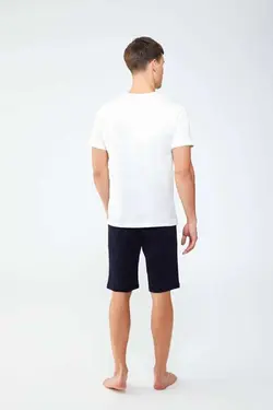 ست شلوارک تیشرت یقه گرد برند US Polo Assn کد 1648392670