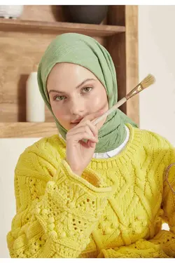 برگ روسری ارگانیک تازه سنگ شور برند Freshscarfs کد 1648529431