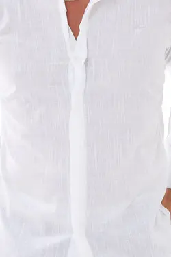 پیراهن کتان تابستانی آستین بلند برند Delpino کد 1648457648