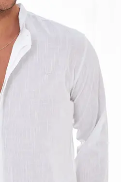 پیراهن کتان تابستانی آستین بلند برند Delpino کد 1648457648