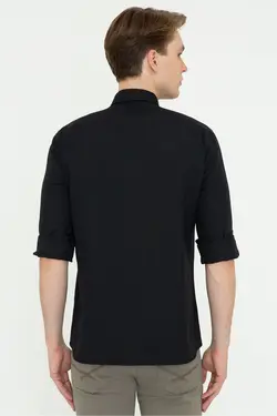 پیراهن مردانه مشکی برند US Polo Assn کد 1648457289